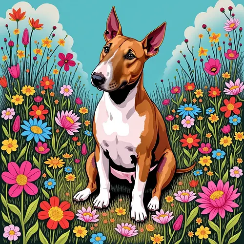 AI image of a pet in a scenic location