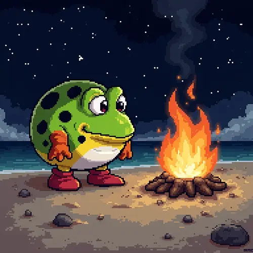 AI image of a pet on a beach