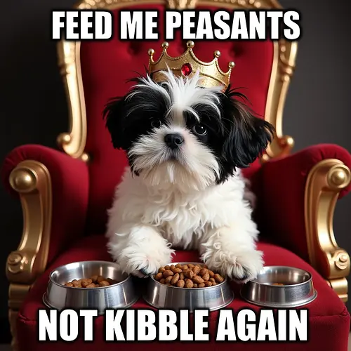 Funny AI pet art meme example