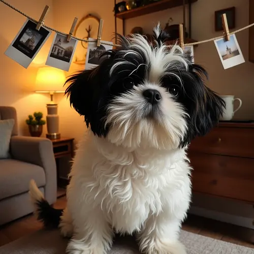 AI pet portrait printed at home