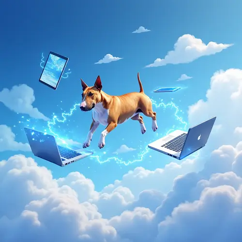 AI pet art shared on smartphone